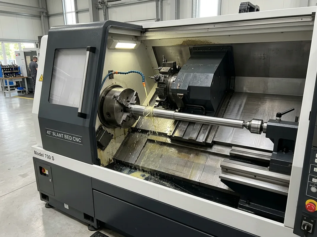 Slant Bed vs. Flat Bed CNC Lathes: Rigidity, Thermal Stability & ROI Comparison